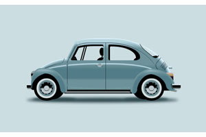 纯CSS3 3D卡通汽车图形特效