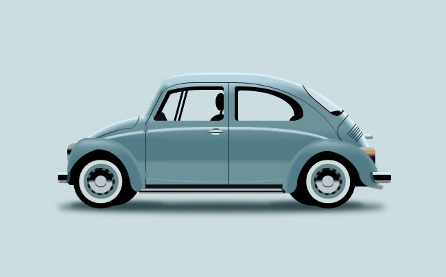  纯CSS3 3D卡通汽车图形特效