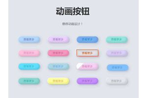 CSS3圆形修边渐变按钮特效