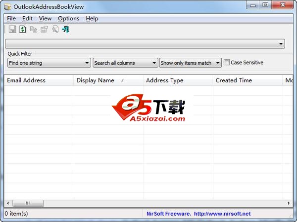 OutlookAddressBookView