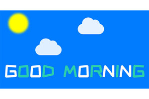 纯CSS3太阳白云早安主题特效