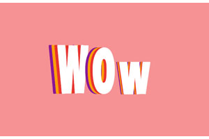 CSS3字母弹性放大缩小特效