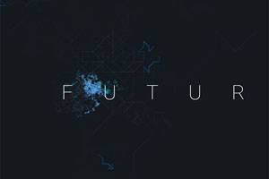 HTML5数字科技背景动画特效