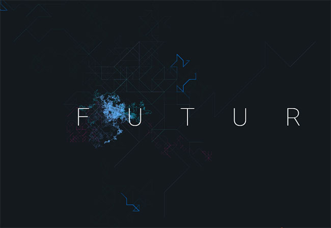 HTML5数字科技背景动画特效