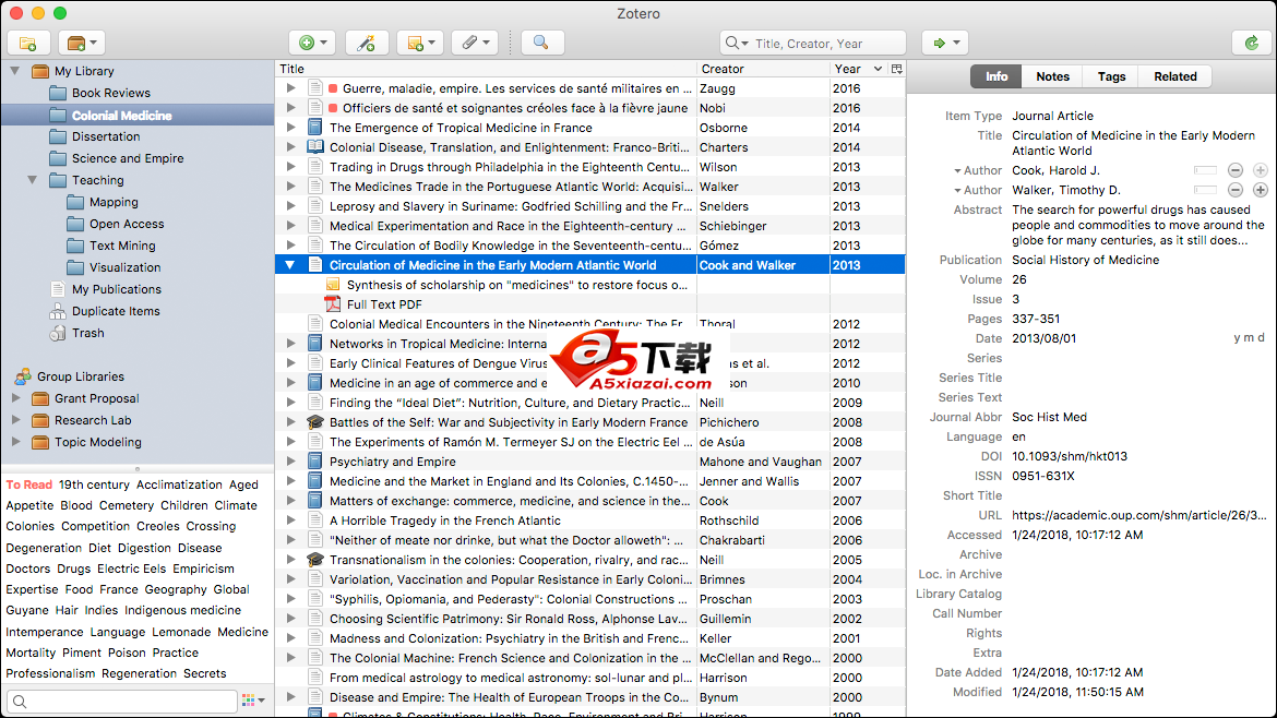 Zotero文献管理工具
